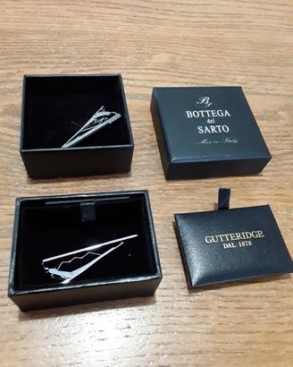 2 fermacravatte nuovi 