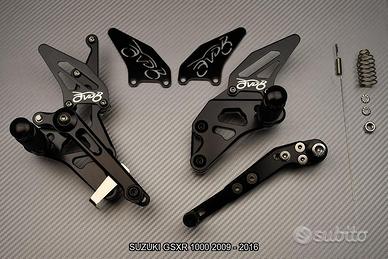 Pedane arretrate SUZUKI GSXR 1000 2009 2016