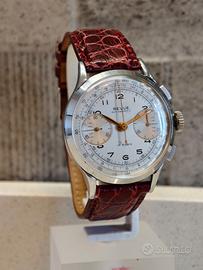 Revue Cronografo Vintage Acciaio Cal. Angelus 215