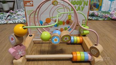 gioco in legno Montessori Labirinto Wood 'n play 