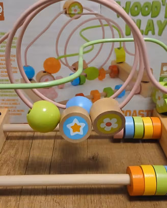 gioco in legno Montessori Labirinto Wood 'n play 