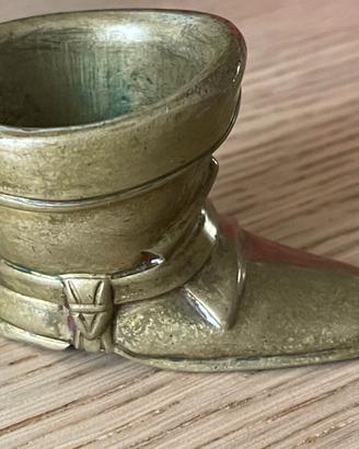Stivale con speroni in ottone vintage