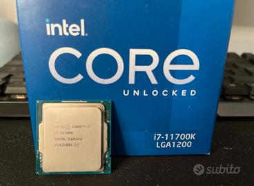 CPU Processore i7-11700k