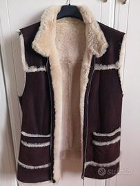 Pellicciotto di montone smanicato