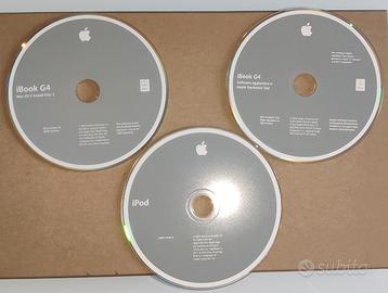 Lotto 3 CD Apple - iBook G4 & iPod