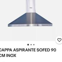 CAPPA ASPIRANTE SOFED 90 CM INOX