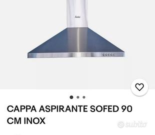 CAPPA ASPIRANTE SOFED 90 CM INOX