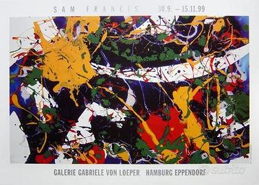 SAM FRANCIS MANIFESTO DI GALLERIA