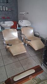 lavateste con poltrone e massaggii