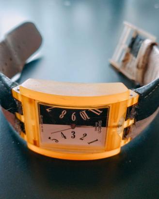 Swatch Vintage cassa senape - Quadrante diviso