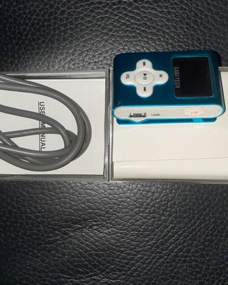 1 LETTORE MP3 Musica Player PORTATILE ricarica USB