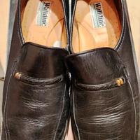 SCARPE MOCASSINI UOMO “WALKLINE” IN PELLE NERA TG.
