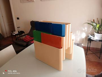 PORTARIVISTE KARTELL GIOTTO STOPPINO 6 SCOMPARTI