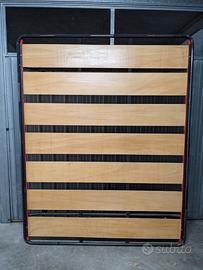 Rete matrimoniale con doghe in legno di faggio