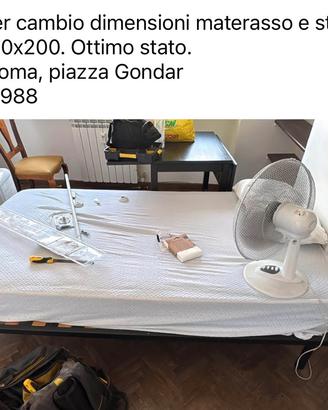 Materasso e struttura 120x200