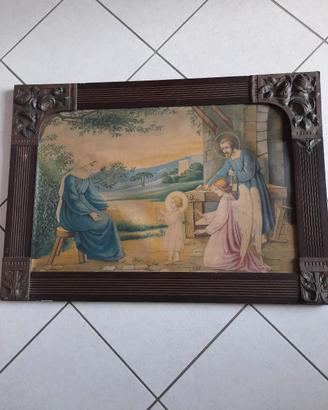 quadro capezzale sacro d'epoca-anni 30/50
