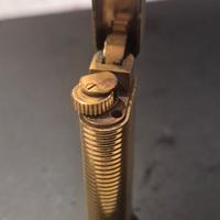 accendino vintage Cartier placcato  oro 