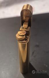 accendino vintage Cartier placcato  oro 
