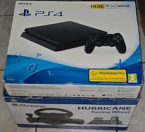 Ps4 completa di tutto + volante hurricane