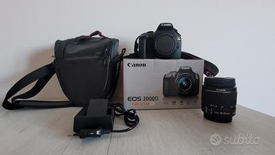 Canon EOS 2000D Kit Fotocamera DSLR