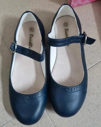 scarpe bambina blu n. 32