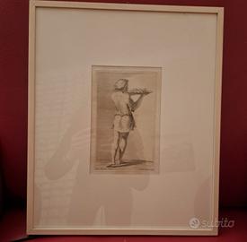 Quadro Antico - Incisione del '700 da Parmigianino