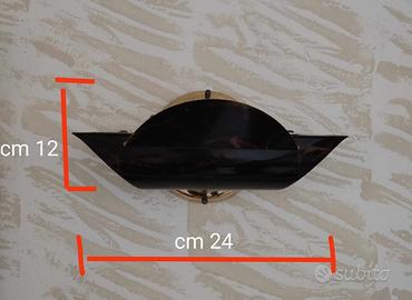 Applique da parete bianca o marrone (senza vetro)