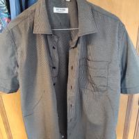 Camicia nera a righe Attore – taglia 40/ 15.5