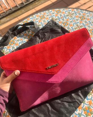 Pochette di Twin Set in vera pelle con tracolla