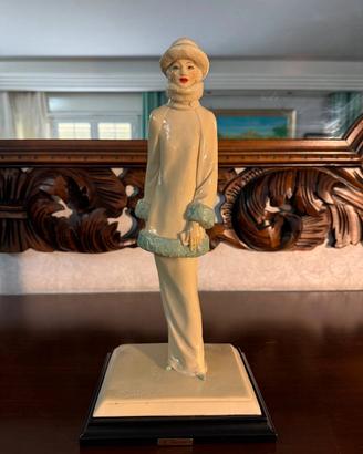 Statua Porcellana Vittorio Tessaro