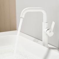 ONECE Rubinetto Bagno Lavabo Alto Bianco