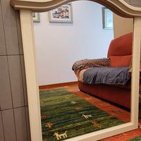 Specchio color bianco avorio