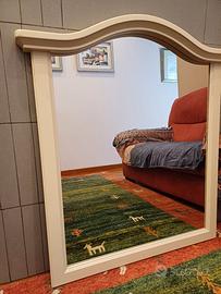 Specchio color bianco avorio