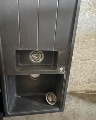 Lavello Franke con due vasche in fragranito