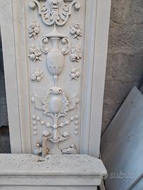 Colonne antiche  marmo carrara scolpite a mano