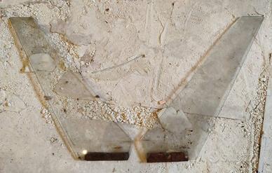 Vetri deflettori porte per Fiat 850 spider sport