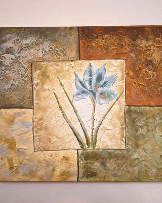 Quadro dipinto su tela Fiore