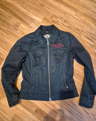 Harley Davidson Crimson Heart Cotton Garage Jacket