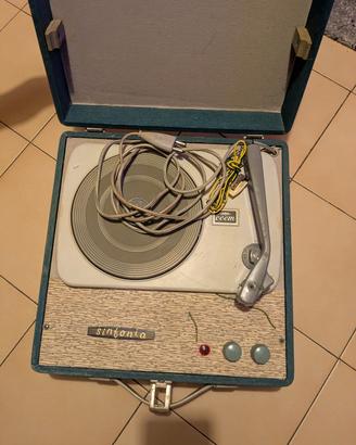 giradischi vintage italiano ceem modello sinfonia 