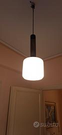 Lampada piccola anni 70 a sospensione 