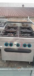 cucina serie 90 con forno a gas