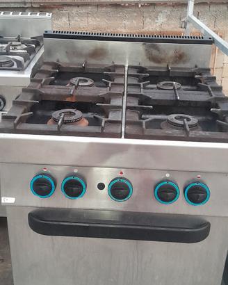 cucina serie 90 con forno a gas
