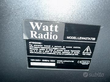 Tv 42 “ watt radio