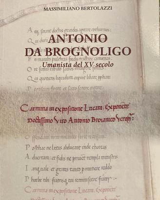 ANTONIO DA BROGNOLIGO - UMANISTA - MASSIMILIANO BE