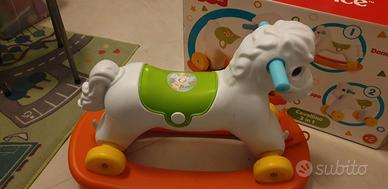 Cavallino a dondolo Fisher Price 2 in 1