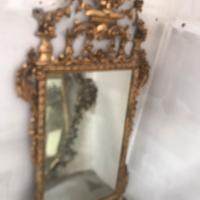 Specchio vintage  lavorato a mano