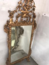Specchio vintage  lavorato a mano