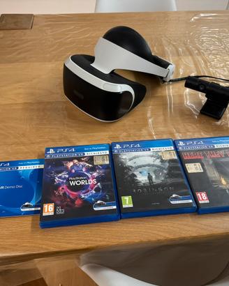 Visore VR Ps4 kit con telecamera regolabile