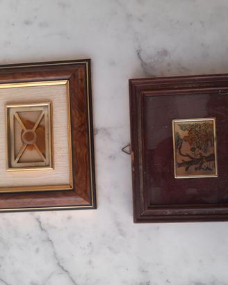 Set di due cornici antiche