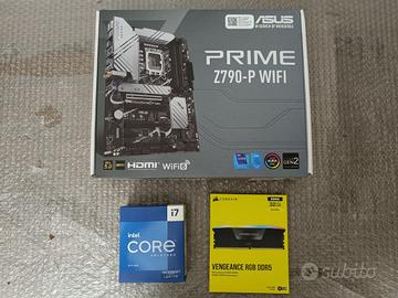 Asus Prime Z790-P Wifi + Intel i7 13700K Lga 1700